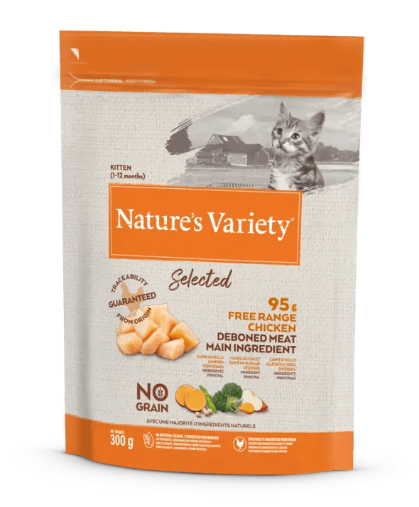 Nature's Variety Selected Kitten Free R Chicken 0,3kg