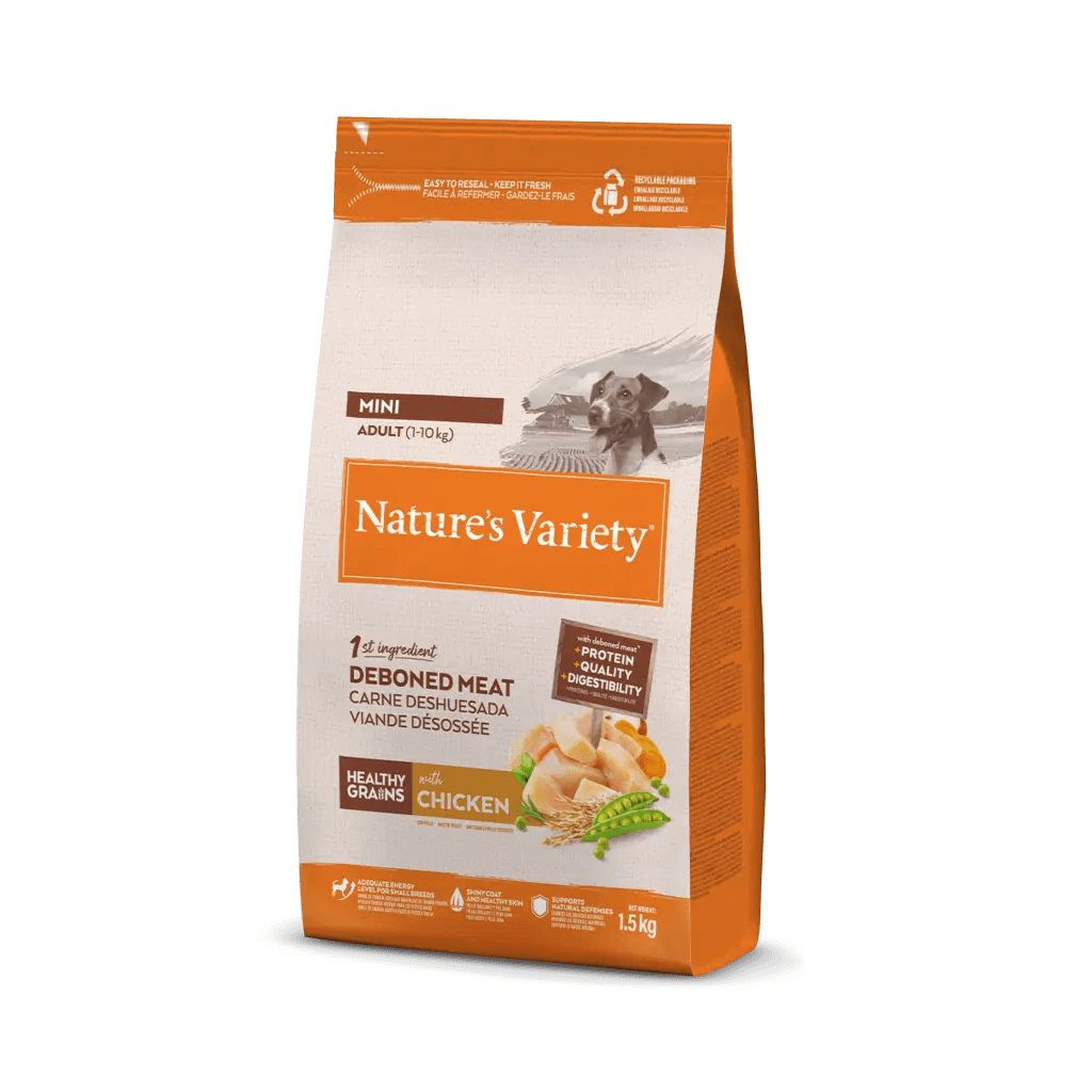 Nature's Variety Dog Mini Adult Healthy Grain Chicken 1,5kg