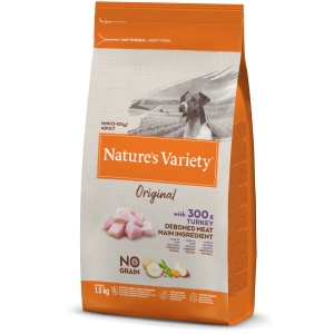 Nature's Variety Dog Mini Adult Original No Grain Adult Turkey 1,5 kg