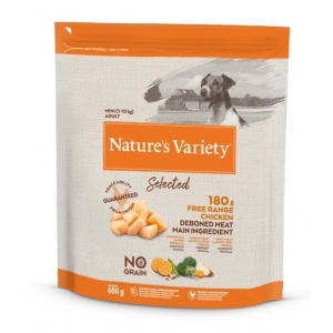 Nature s Variety Dog Mini Adult Selected No Grain Free range Chicken 600 g