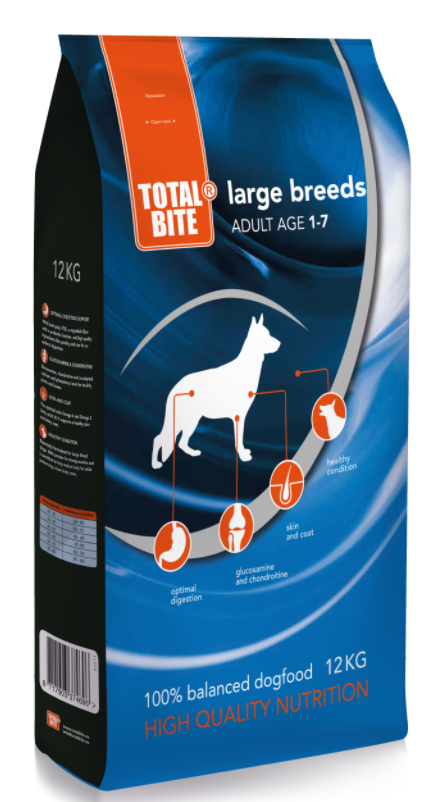 Total Bite Dog Adult Large Breeds 12 kg