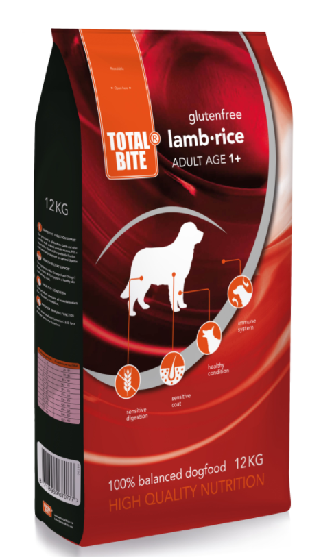 Total Bite Dog Lamb & Rice 12kg