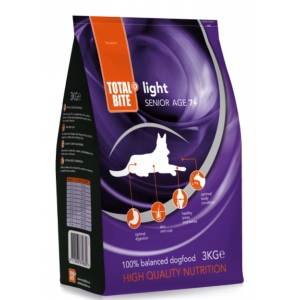 Total Bite Dog Light Senior 3kg