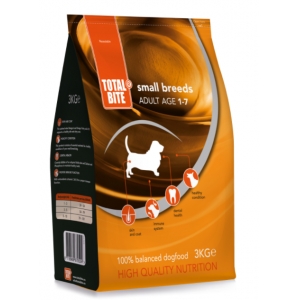 Total Bite Dog Adult Small Breeds 3kg