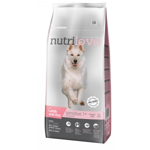 Nutrilove sensitive lamb&rice 12 kg