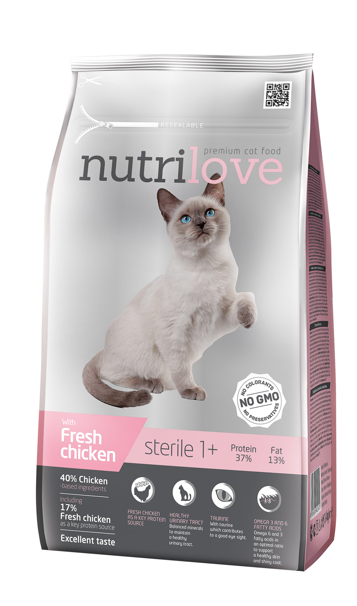 Nutrilove Sterilised Cat Fresh Chicken 1,4kg