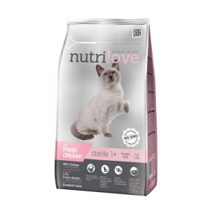 Nutrilove Sterilised Cat Fresh Chicken 1,4kg