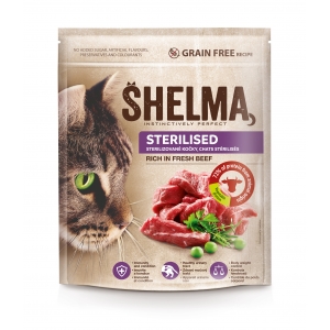 Shelma steril.kassidele värske loomalihaga,tervaviljavaba 750g