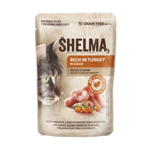 Shelma Turkey Fillets with Buckthorn in sauce 28x85g