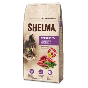 Shelma steril.kassidele värske loomalihaga,tervaviljavaba 8kg