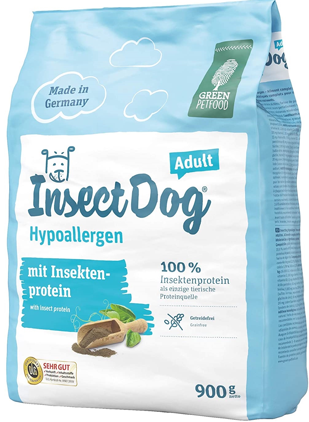 Green Petfood Insect Dog Hypoallergen 900g