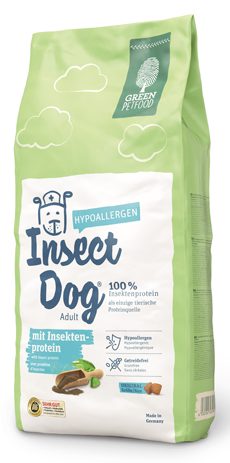 Green Dog hüpoallergeenne  putukavalguga  terav-vaba 10kg