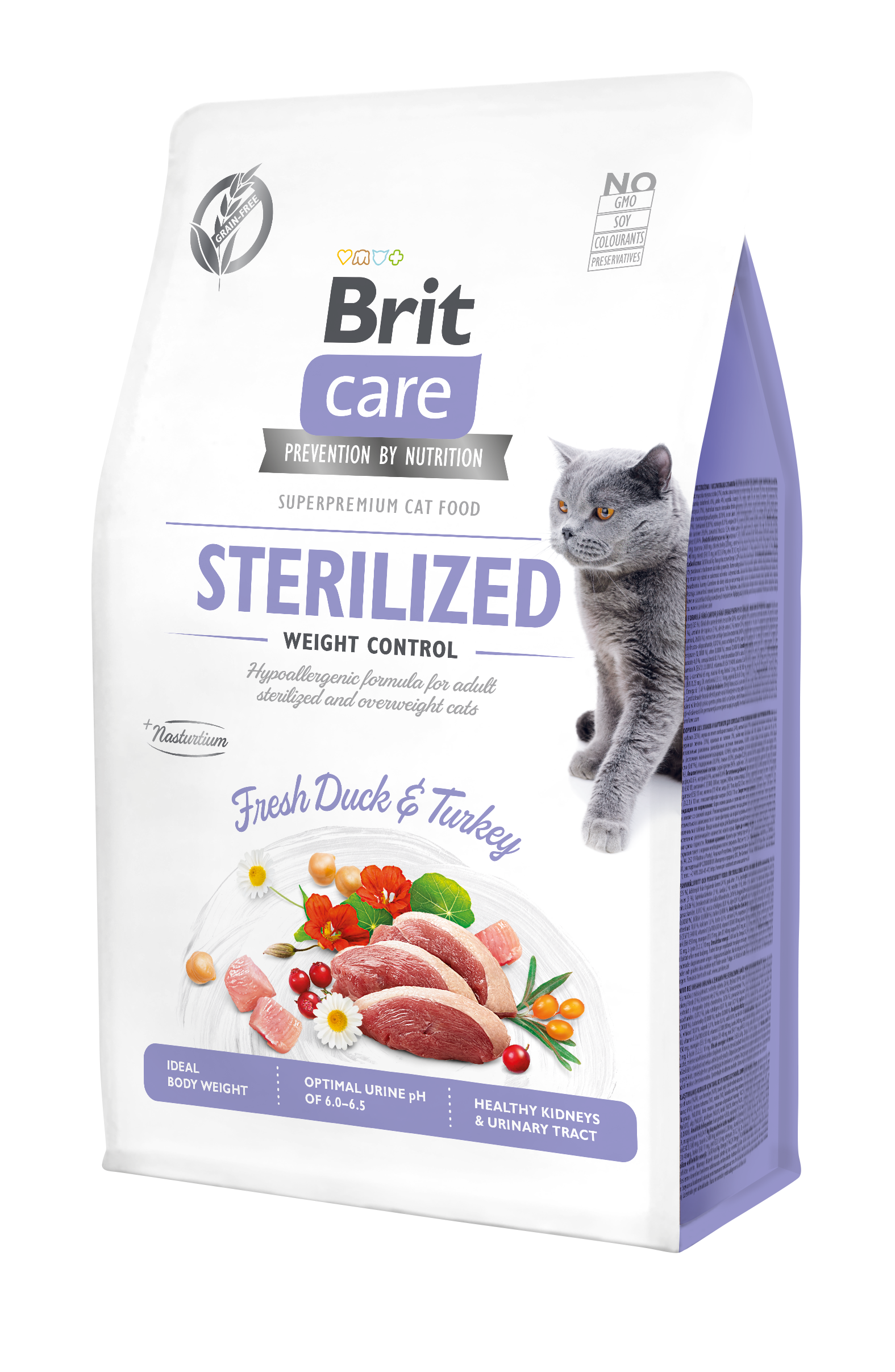 Brit Care Cat Grain-Free Sterilized Weight Control kassitoit 0,4kg