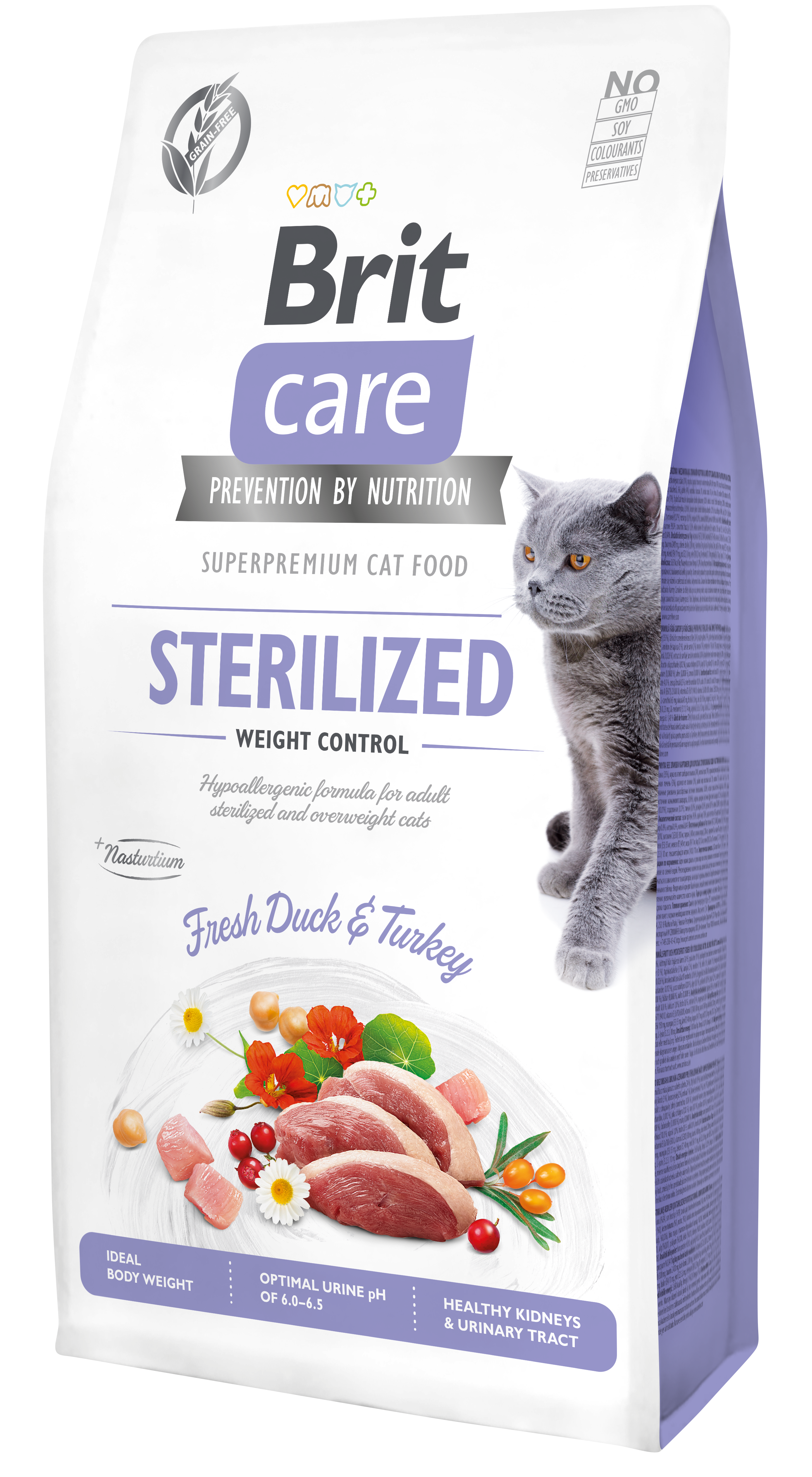 Brit Care Cat Grain-Free Sterilized Weight Control kassitoit 7kg