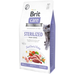 Brit Care Cat Grain-Free Sterilized Weight Control kassitoit 7kg