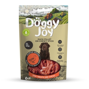 Doggy Joy duck fillet on chewy stick närimismaiused koertele 90g