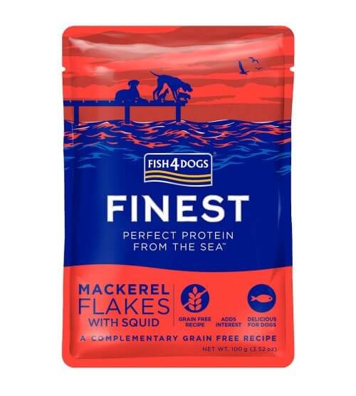 Fish4Dogs einekotike koertele valge kala, maguskartuli ja ubadega 100g