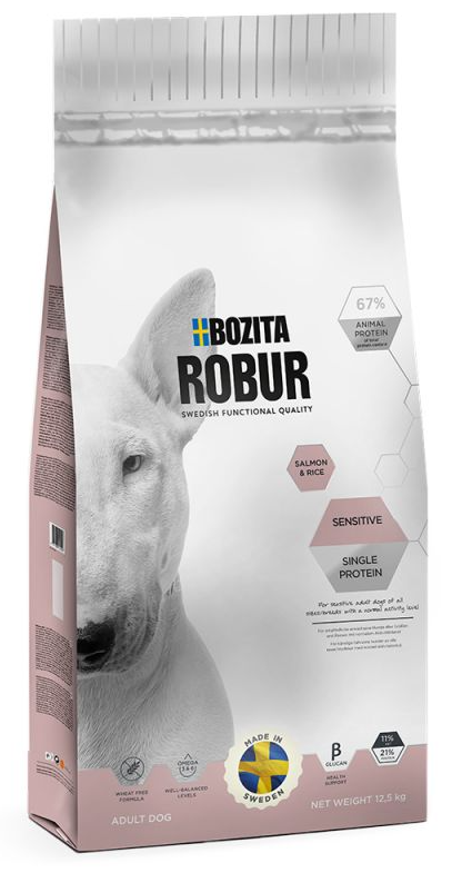 Bozita Robur Sensitive Single Protein Salmon & Rice 12.5 kg