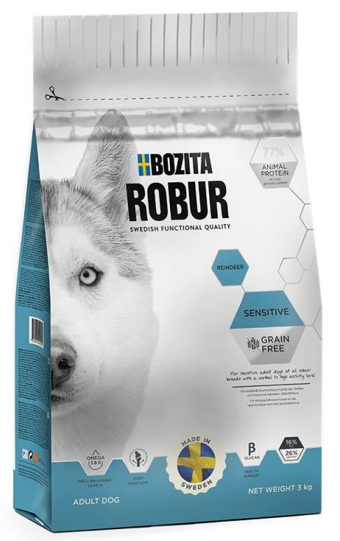 Bozita Robur Sensitive Grain Free Reindeer 3kg