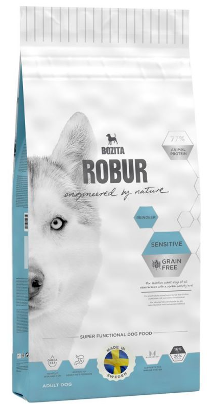 Bozita Robur Sensitive Grain Free Reindeer 11.5 kg