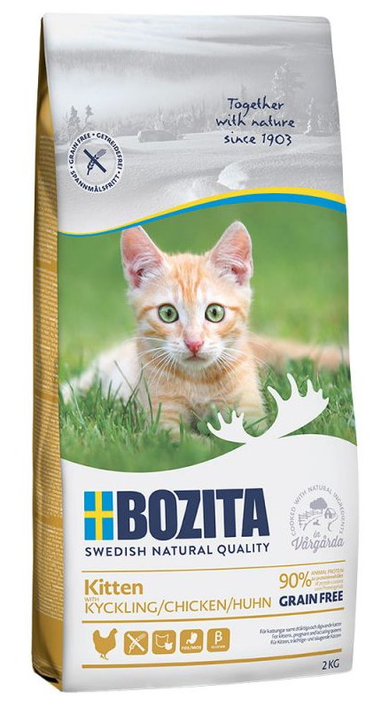 Bozita Cat Kitten Grain Free with Chicken 2 kg