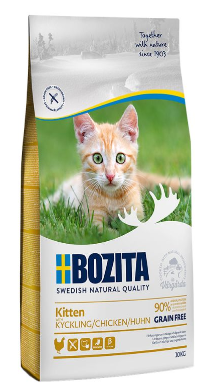 Bozita Cat Kitten Grain Free with Chicken 10 kg