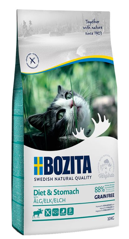 Bozita Cat Grain Free Diet & Stomach with Elk 10 kg