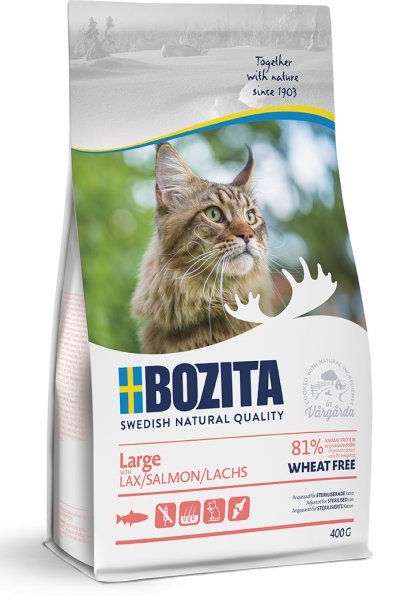 Bozita Large Cat Wheat free with Salmon 0.4 kg