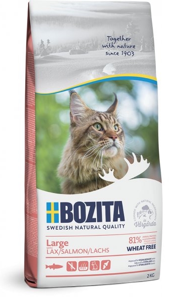 Bozita Large Cat Wheat free with Salmon 2 kg