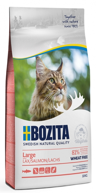 Bozita Large Cat Wheat free with Salmon 10 kg