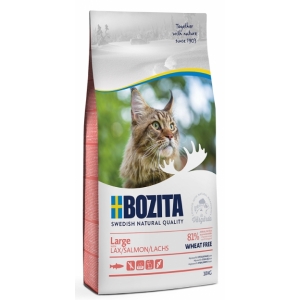 Bozita Large Cat Wheat free with Salmon 10 kg