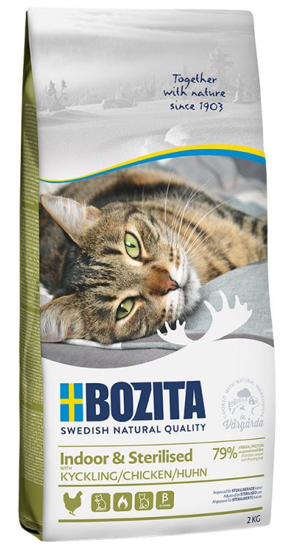 Bozita Cat Indoor & Sterilised with Chicken 2 kg