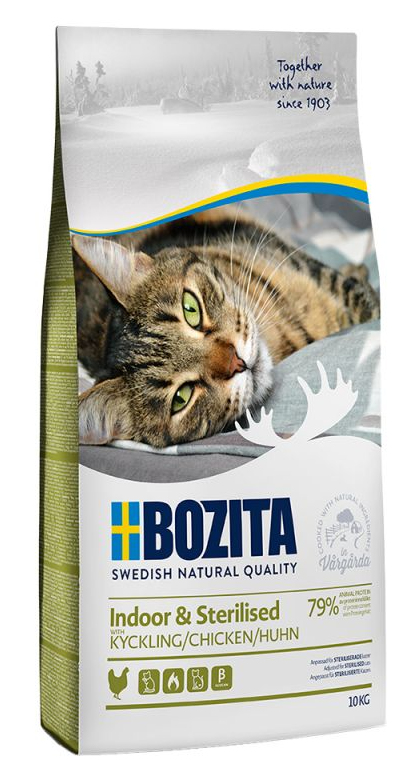 Bozita Cat Indoor & Sterilised with Chicken 10 kg