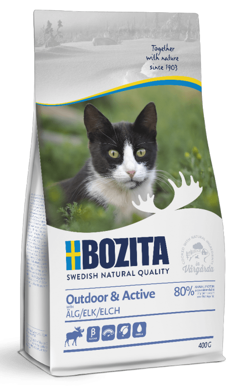 Bozita Cat Outdoor & Active with Elk 0.4 kg