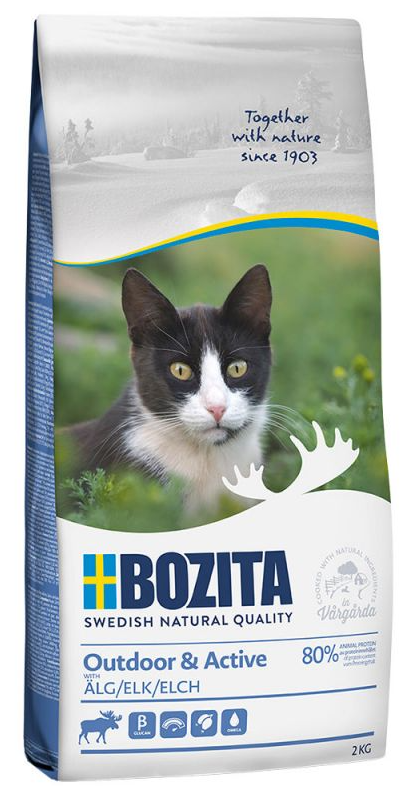 Bozita Cat Outdoor & Active with Elk 2 kg