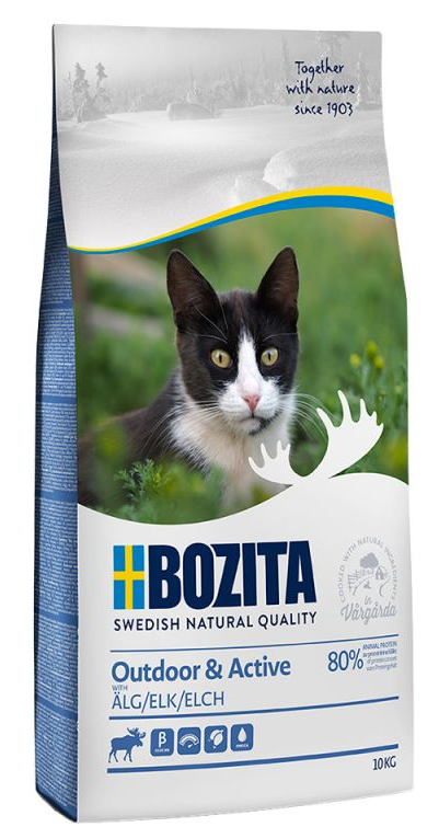 Bozita Cat Outdoor & Active with Elk 10 kg