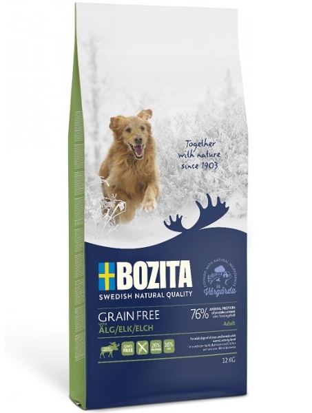 Bozita Grain Free Adult Plus with Elk 12 kg