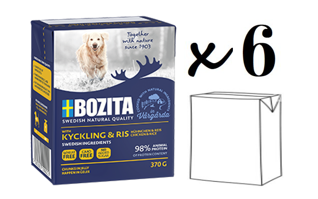 Bozita BIG Chicken & Rice 6x370 g