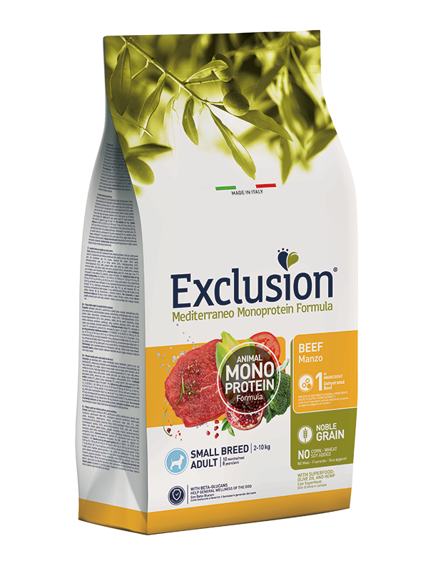 Exclusion Mediterraneo Adult Beef Small Breed 2kg