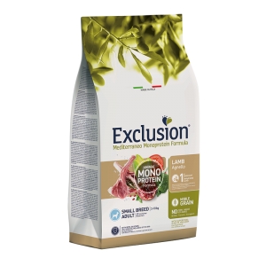 Exclusion Mediterraneo Adult Lamb Small Breed 2kg