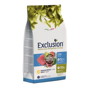 Exclusion Mediterraneo Adult Tuna Medium Breed 3kg