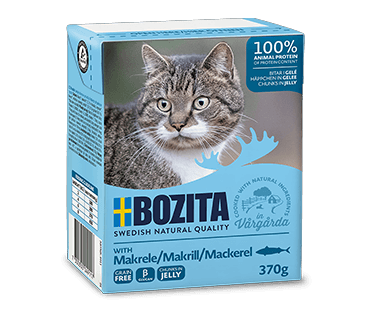 Bozita Cat, Mackerel Chunks In Jelly 6x370g