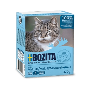 Bozita Cat, Mackerel Chunks In Jelly 6x370g