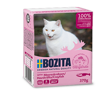 Bozita Cat, Crayfish Chunks in Jelly 6x370g