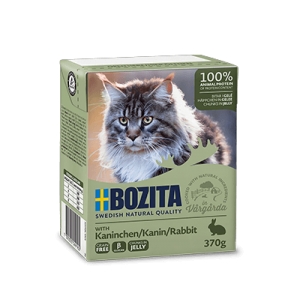 Bozita Cat, Rabbit Chunks in Jelly 6x370g