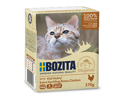 Bozita Cat, Extra Chicken Chunks in Jelly 6x370g