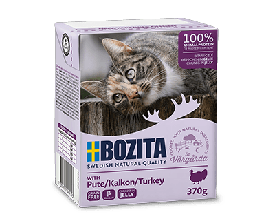 Bozita Cat, Turkey Chunks in Jelly 6x370g