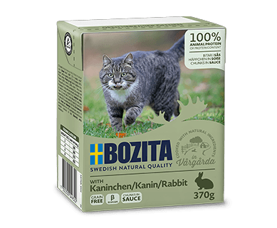 Bozita Cat, Rabbit Chunks in sauce 6x370g