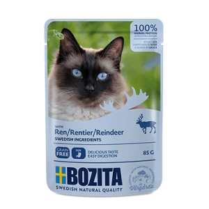 Bozita Cat, Reindeer Chunks in Sauce 12x85g