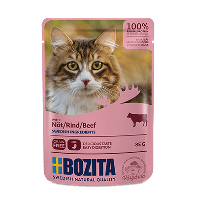 Bozita Cat, Beef Chunks in Sauce 12x85g